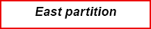 East partition