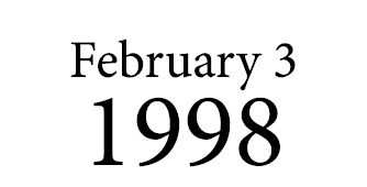 February 3 1998
