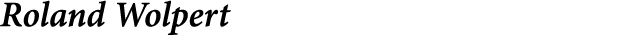 Roland Wolpert