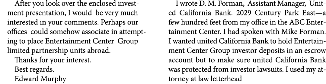 After you look over the enclosed investment presentation, I would be very much interested in your comments. Perhaps o...