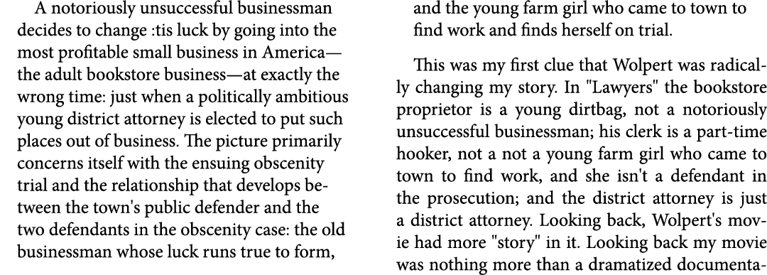 A notoriously unsuccessful businessman decides to change :tis luck by going into the most profitable small business i...