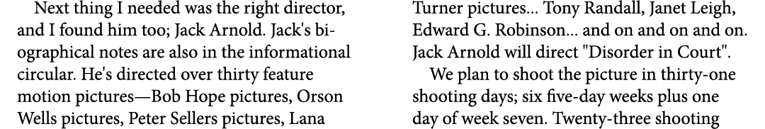 Next thing I needed was the right director, and I found him too; ﻿Jack Arnold. Jack's biographical notes are also in ...