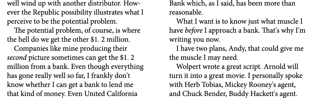 well wind up with another distributor. However the Republic possibility illustrates what I perceive to be the potenti...