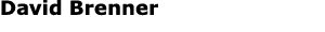 David Brenner