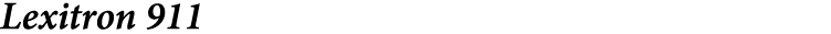 Lexitron 911