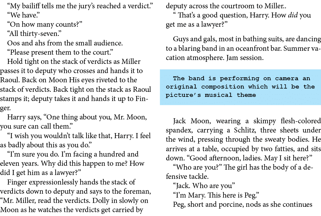 “My bailiff tells me the jury’s reached a verdict.” “We have.” “On how many counts?” “All thirty seven.” Oos and ahs ...