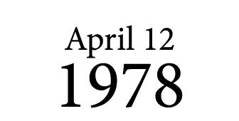 April 12 1978