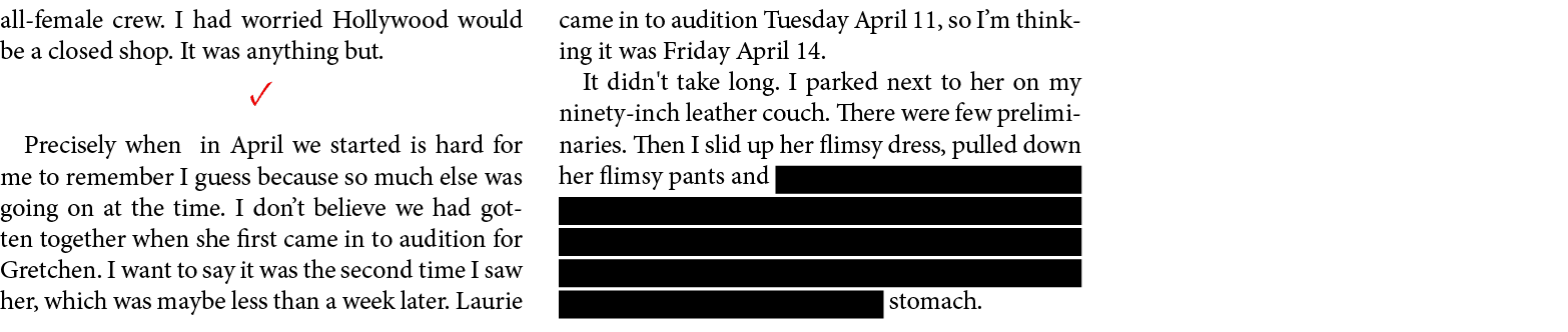 all female crew. I had worried Hollywood would be a closed shop. It was anything but. ✓ Precisely when in April￼ we s...