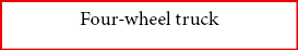 Four wheel truck