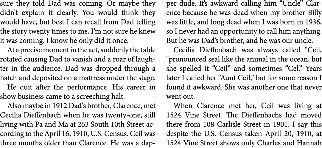 sure they told Dad was coming. Or maybe they didn’t explain it clearly. You would think they would have, but best I c...