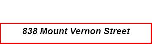 838 ﻿﻿Mount Vernon Street