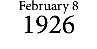 February 8 1926