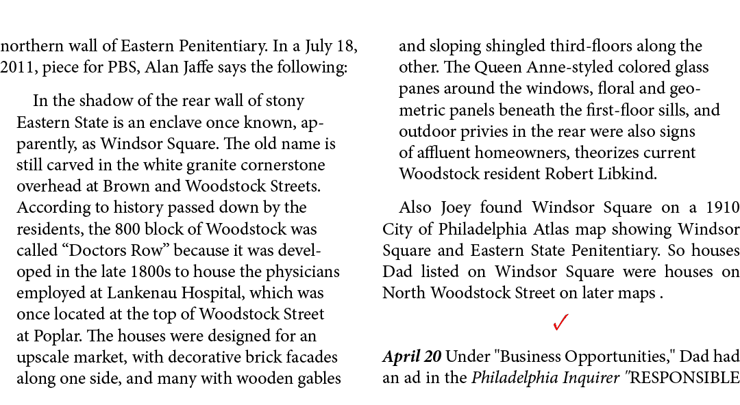 northern wall of Eastern Penitentiary. In a July 18, 2011, piece for PBS, Alan Jaffe says the following: In the shado...