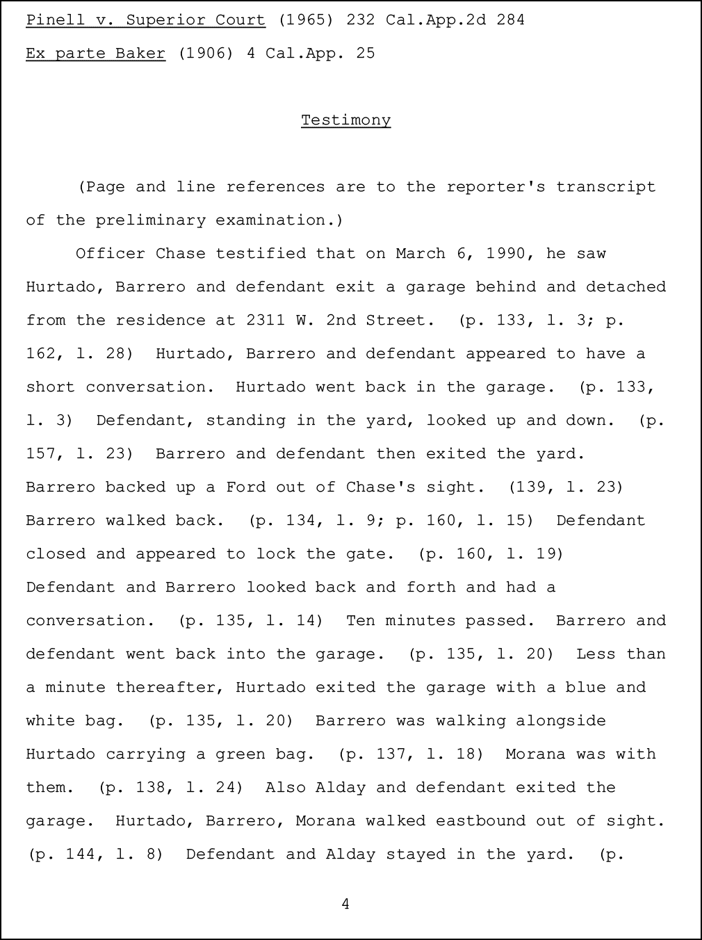  Attorney for Defendant; Thomas Earl White;   ;           ;  SUPERIOR COURT OF THE STATE OF CALIFORNIA ;  IN AND FOR THE COUNTY OF LOS ANGELES ; THE PEOPLE OF 