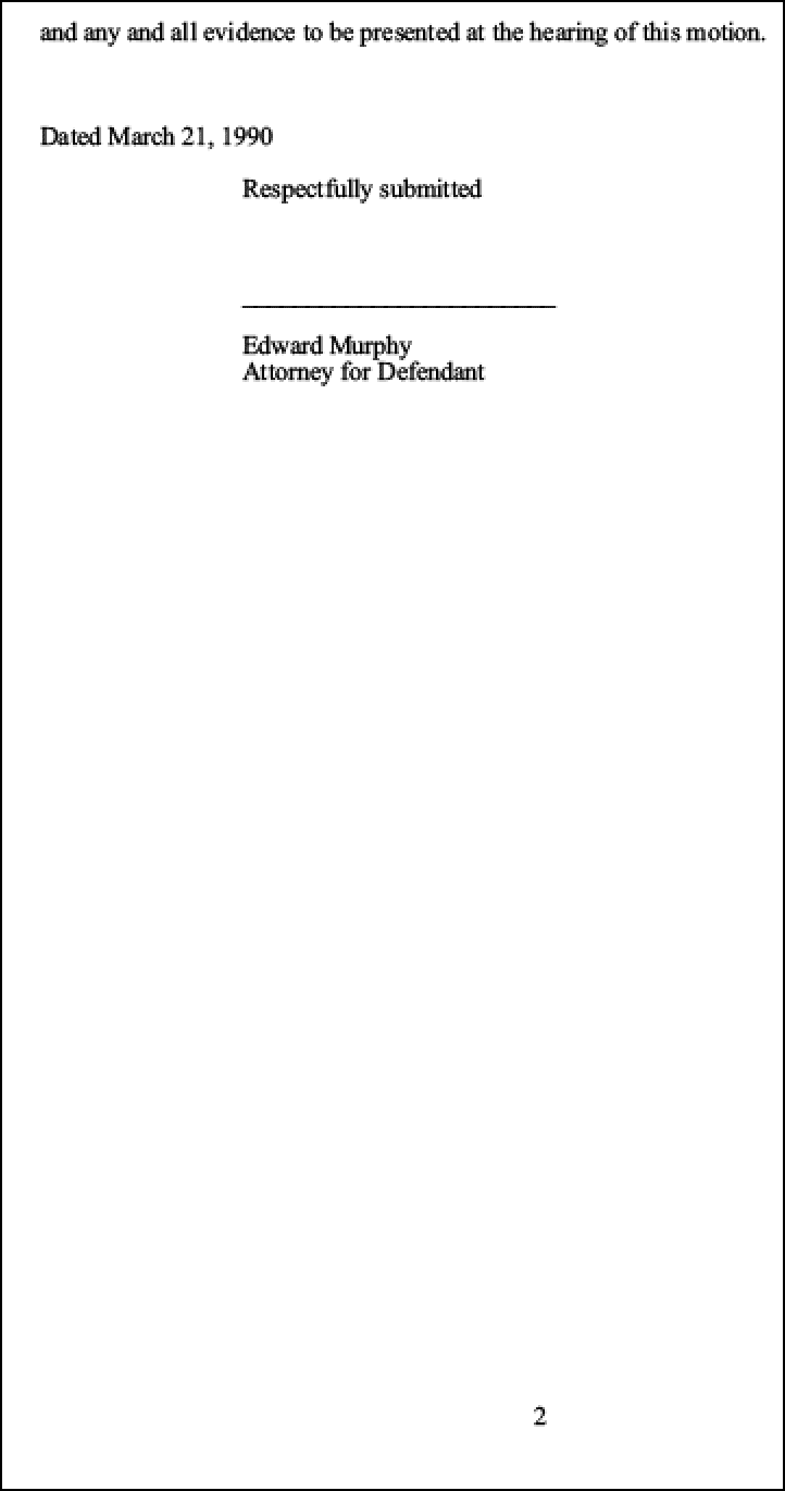  Attorney for Defendant; Thomas Earl White;   ;           ;  SUPERIOR COURT OF THE STATE OF CALIFORNIA ;  IN AND FOR THE COUNTY OF LOS ANGELES ; THE PEOPLE OF 