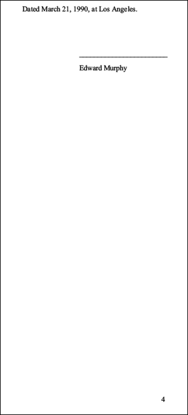  Attorney for Defendant; Thomas Earl White;   ;           ;  SUPERIOR COURT OF THE STATE OF CALIFORNIA ;  IN AND FOR THE COUNTY OF LOS ANGELES ; THE PEOPLE OF 