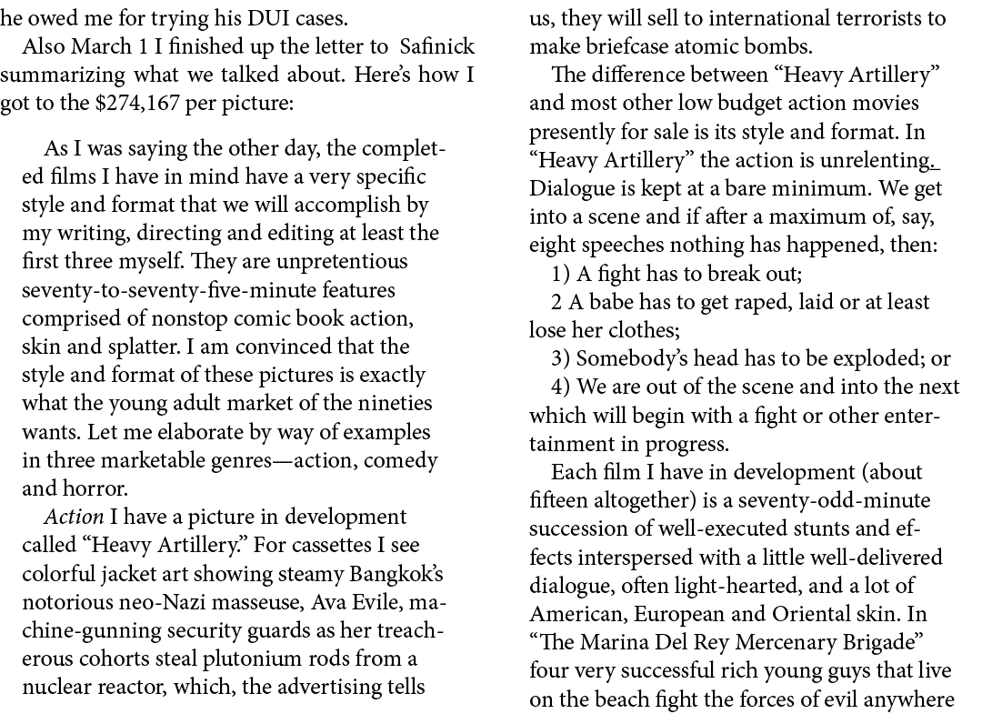 he owed me for trying his DUI cases. Also March 1 I finished up the letter to ﻿ Safinick summarizing what we talked a...