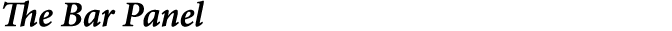 The Bar Panel