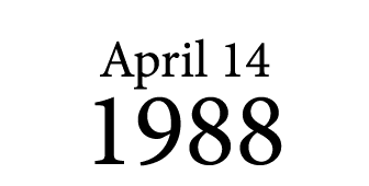 April 14 1988