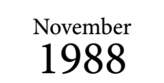 November 1988