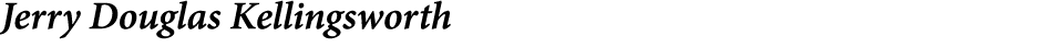 Jerry Douglas Kellingsworth