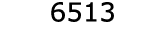  6513