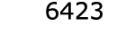  6423
