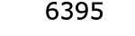  6395