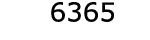  6365