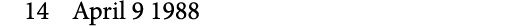 14 April 9 1988