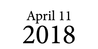 April 11 2018