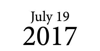 July 19 2017