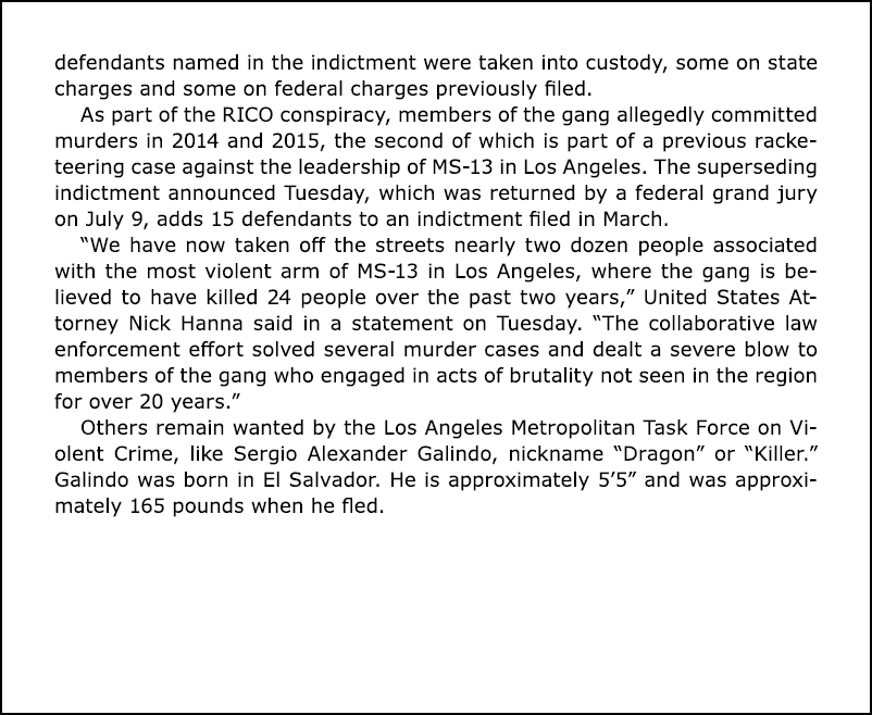 defendants named in the indictment were taken into custody, some on state charges and some on federal charges previou...