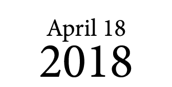 April 18 2018
