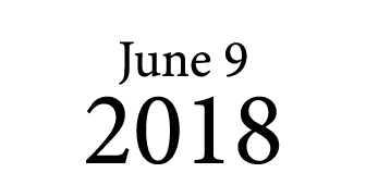 June 9 2018