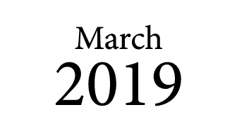 March 2019