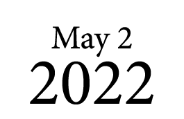 May 2 2022
