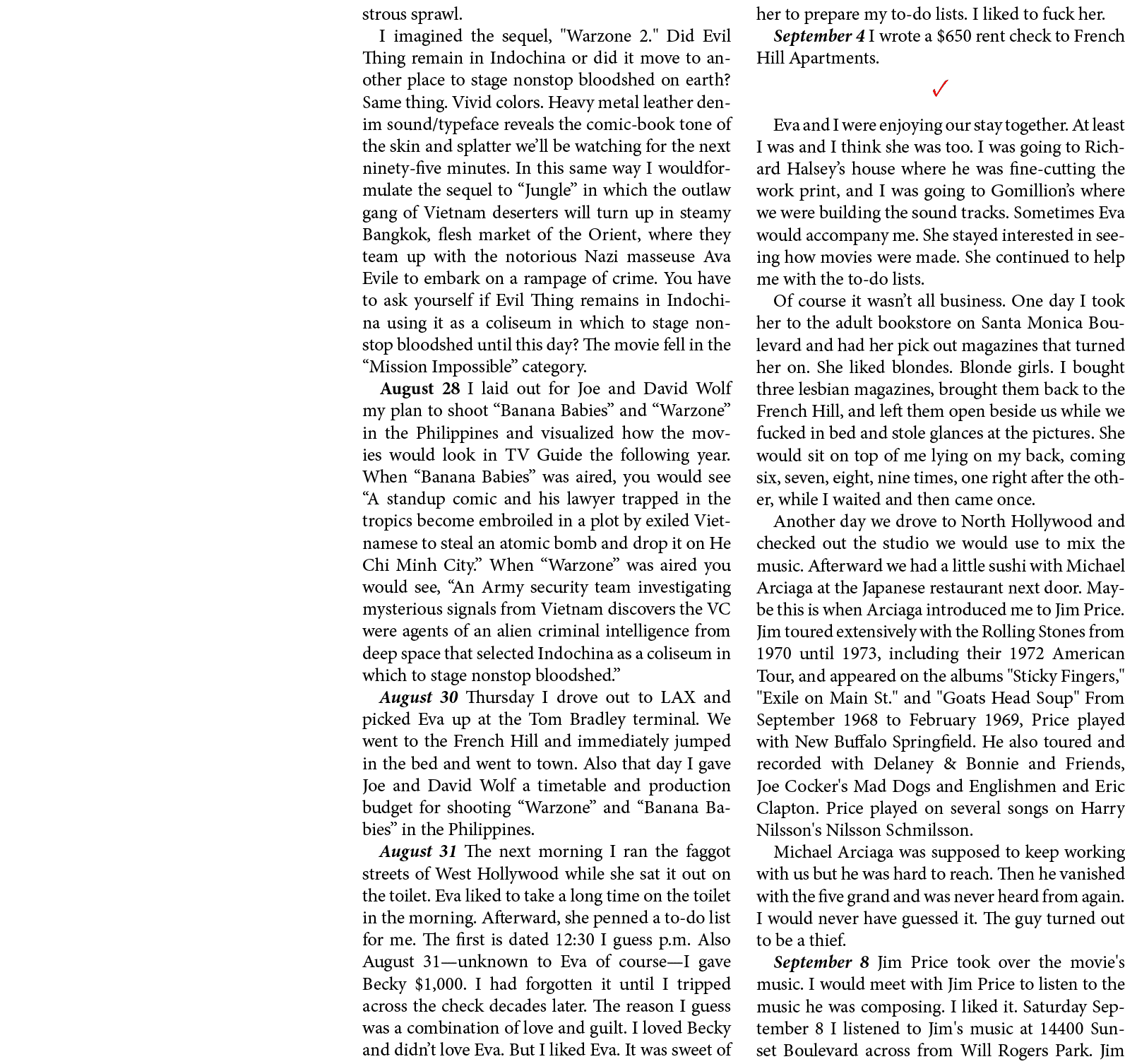 strous sprawl. I imagined the sequel, \“Warzone 2.\" Did Evil Thing remain in Indochina or did it move to another pla...