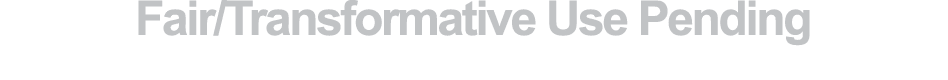 Fair/Transformative Use Pending
