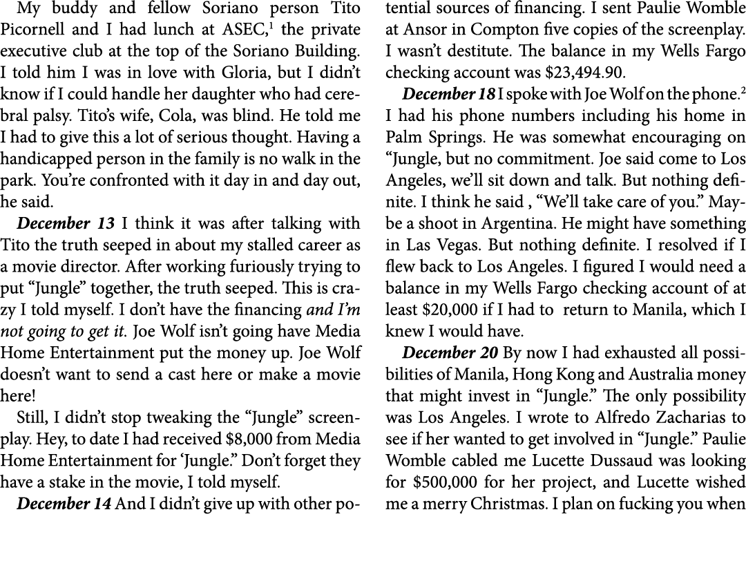 My buddy and fellow Soriano person ﻿Tito Picornell and I had lunch at ASEC, the private executive club at the top of ...