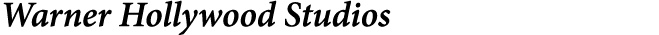 ﻿Warner Hollywood Studios