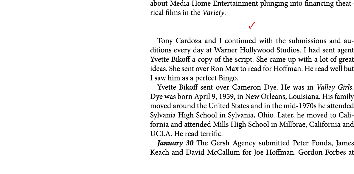 about ﻿Media Home Entertainment plunging into financing theatrical films in the Variety. ✓ ﻿Tony Cardoza and I contin...