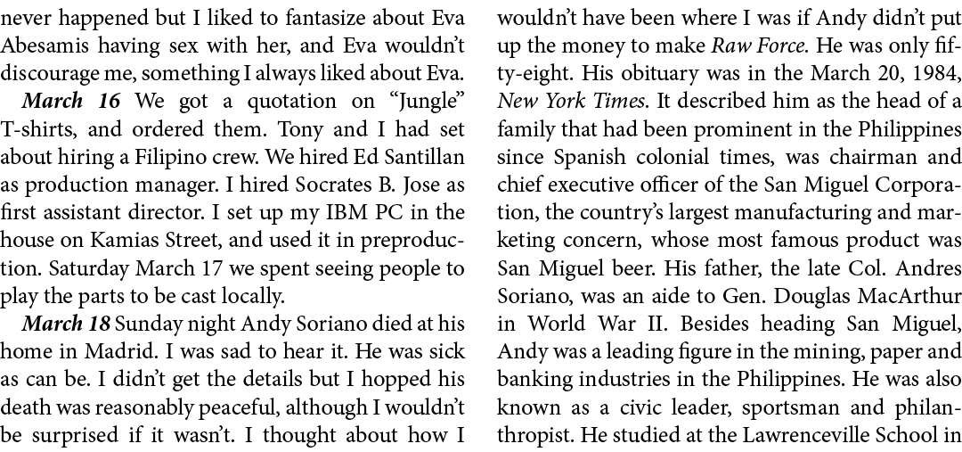 never happened but I liked to fantasize about ﻿Eva Abesamis having sex with her, and Eva wouldn’t discourage me, some...