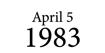 April 5 1983