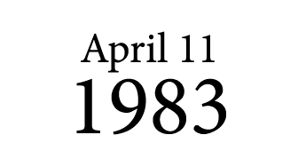 April 11 1983