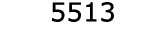  5513