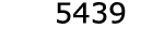  5439