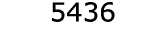  5436