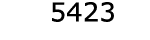  5423