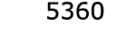  5360